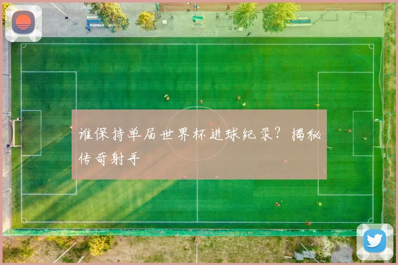 谁保持单届世界杯进球纪录？揭秘传奇射手